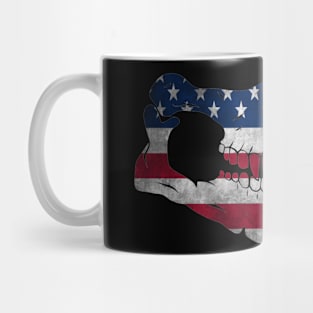 Skull usa Mug